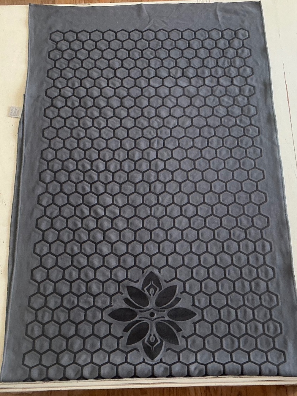 Clever Yoga Grey Hot Yoga Towel anti slip